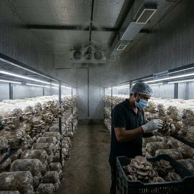Mushroom Farming: Profit in the Dark